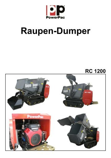 Raupen-Dumper RC 1200 - PowerPac Baumaschinen GmbH