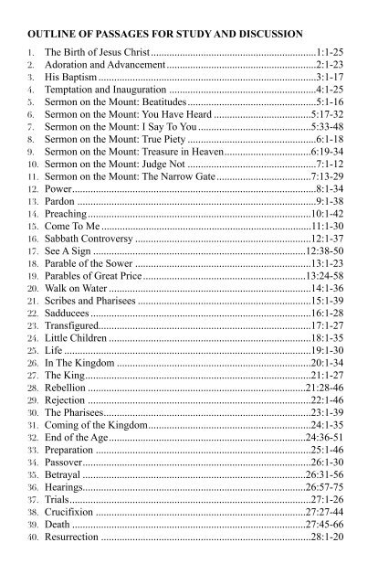 New Testament Study Guides - ElectronicGospel