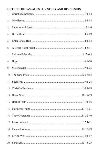 New Testament Study Guides - ElectronicGospel