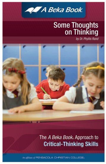 ABB Some Thoughts on Thinking (PDF) - A Beka Book