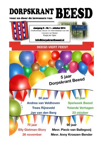 DORPSKRANT BEESD - JAARGANG 6 - NR.1