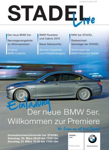 STADEL - Home: Herzlich Willkommen bei Ihrem BMW Partner