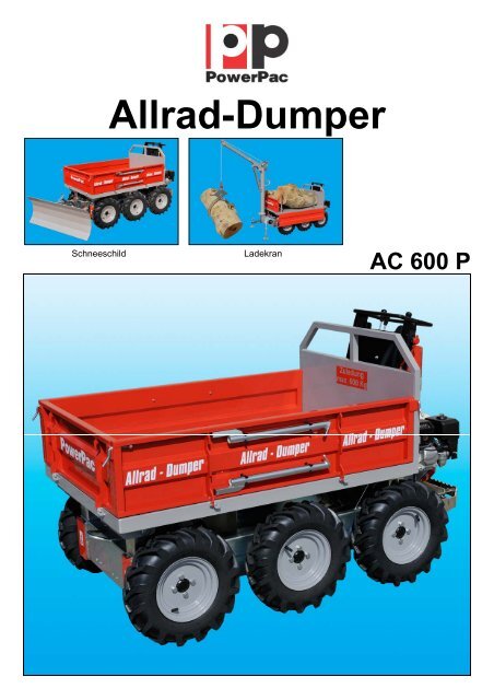 Allrad-Dumper AC 600 P