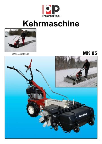 Kehrmaschine MK 85 - PowerPac Baumaschinen GmbH