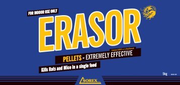 Erasor Pellets Label - Pest Control Management