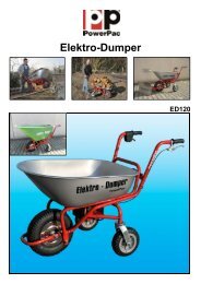 Elektro-Dumper ED120 - PowerPac  Baumaschinen GmbH