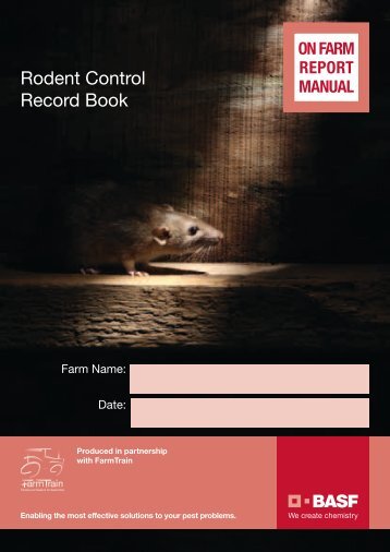 Rodent Baiting Record Book. - Pest Control Management - BASF