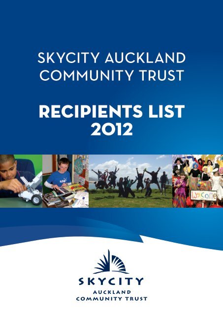 recipients list 2012 - SKYCITY Auckland