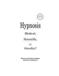 EastGate Hypnosis Text - Introduction to Psychoheresy Awareness ...