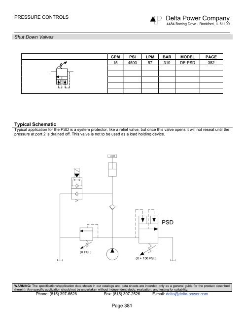 Delta Power Company - Power-Hydraulik