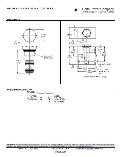 Delta Power Company - Power-Hydraulik