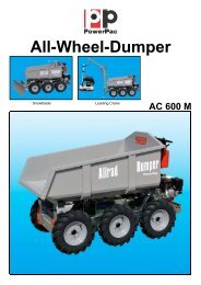 All-Wheel-Dumper AC 600 M - PowerPac Baumaschinen GmbH