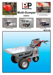 Multi-Dumper - PowerPac Baumaschinen GmbH