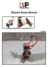 Electro Snow Shovel - PowerPac Baumaschinen GmbH