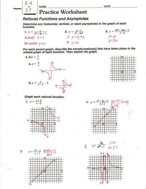 Math Analysis Review 3b Pdf San Marino High School