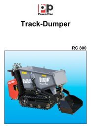 Track-Dumper RC 800 - PowerPac Baumaschinen GmbH