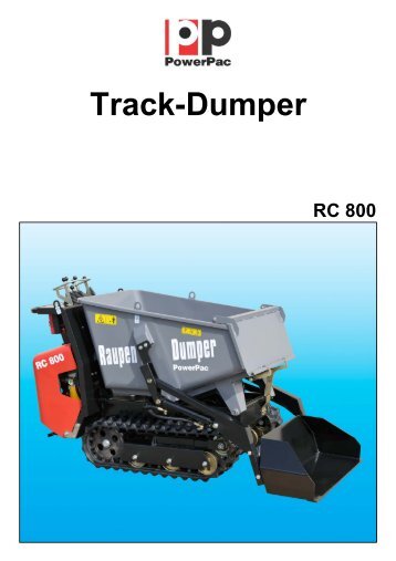 Track-Dumper RC 800 - PowerPac Baumaschinen GmbH