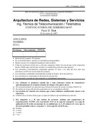Arquitectura de Redes, Sistemas y Servicios - Universidad de ...