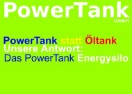 Das PowerTank Energysilo  - PowerTank GmbH