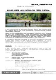 CURSO SOBRE LA ESENCIA DE LA PESCA A MOSCA