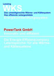Das Wärme-Kälte-Speicher System - PowerTank GmbH