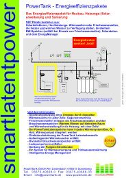 Das Energieeffizienzpaket für Neubau, Heizungs-/Solar