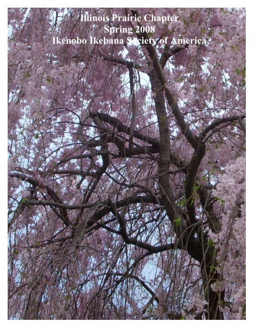 June 2008 - Illinois Prairie Chapter - Ikenobo Ikebana Society of ...