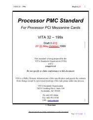 Processor PMC Standard - powerBridge Computer