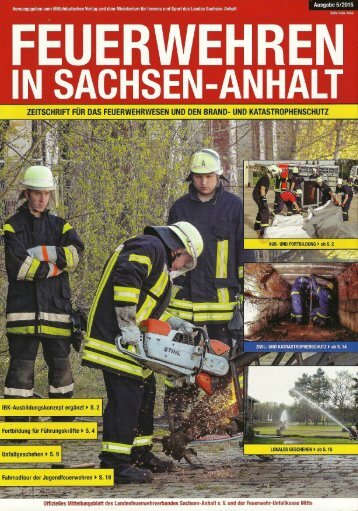 ZEITSCHRIFT FÜR DAS FEUERWEHRWESEN UND DEN BRAND- UND KATASTROPHENSCHUTZ