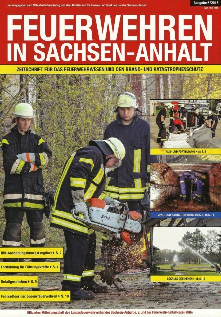 ZEITSCHRIFT FÜR DAS FEUERWEHRWESEN UND DEN BRAND- UND KATASTROPHENSCHUTZ