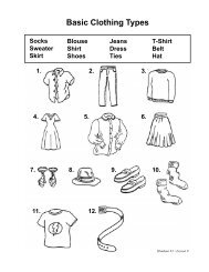 Basic Clothing Types - The JESUS Film Project