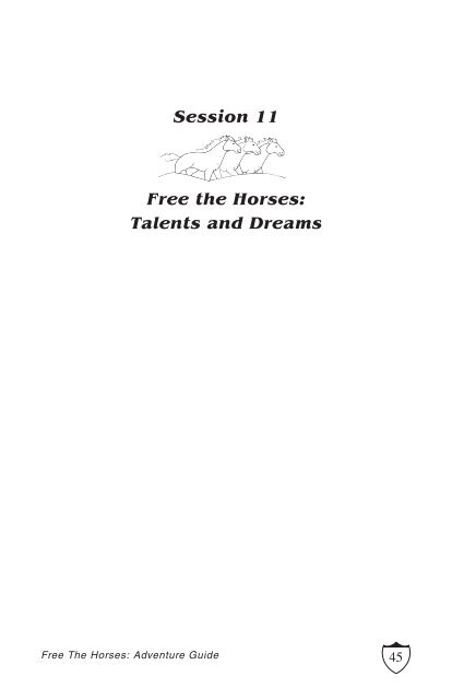 Free the Horses Adventure Guide - Active Parenting Publishers