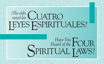 four spiritual laws? - Campus Crusade for Christ
