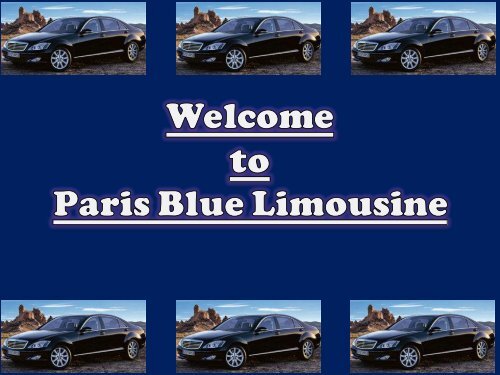 Paris Blue Limousine