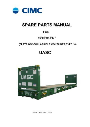 SPARE PARTS MANUAL UASC