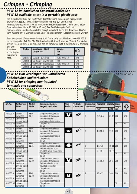 Crimpen â¢ Crimping - Timmer Tools & Technics