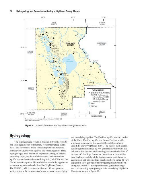 Hydrogeology and Groundwater Quality of Highlands ... - USGS