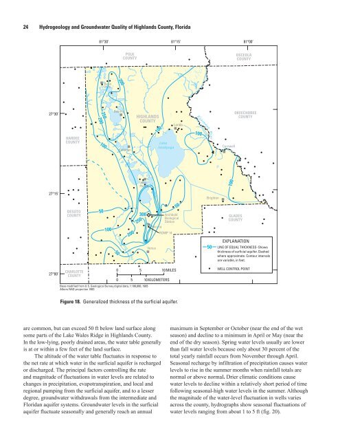 Hydrogeology and Groundwater Quality of Highlands ... - USGS