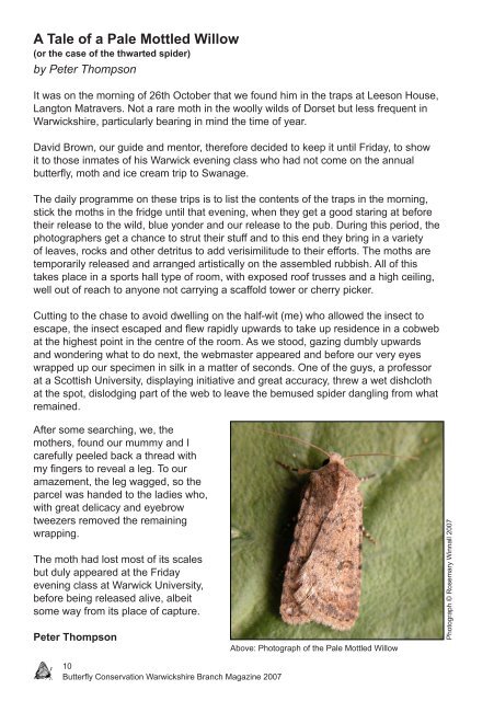 2007 Magazine Version 05.indd - Butterfly Conservation Warwickshire