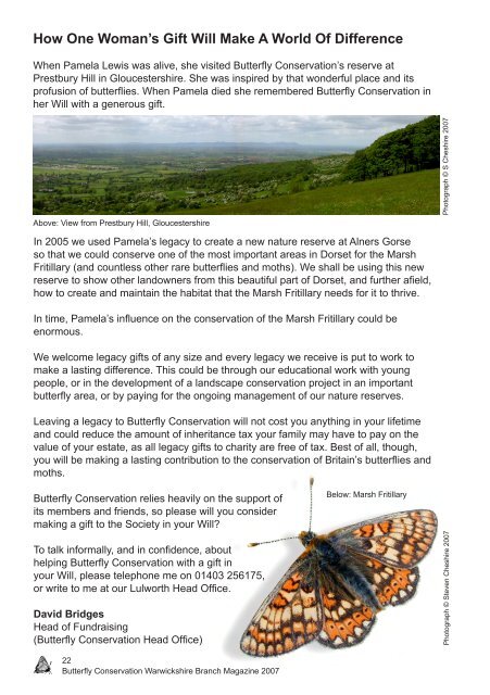 2007 Magazine Version 05.indd - Butterfly Conservation Warwickshire