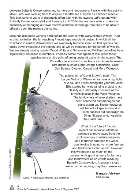 2007 Magazine Version 05.indd - Butterfly Conservation Warwickshire