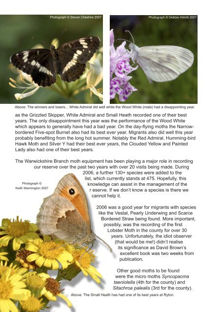 2007 Magazine Version 05.indd - Butterfly Conservation Warwickshire