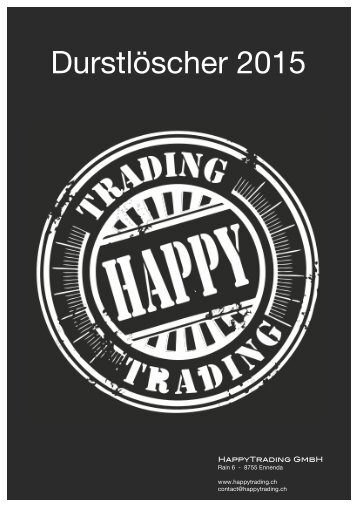 HappyTrading - Durstlöscher 2015