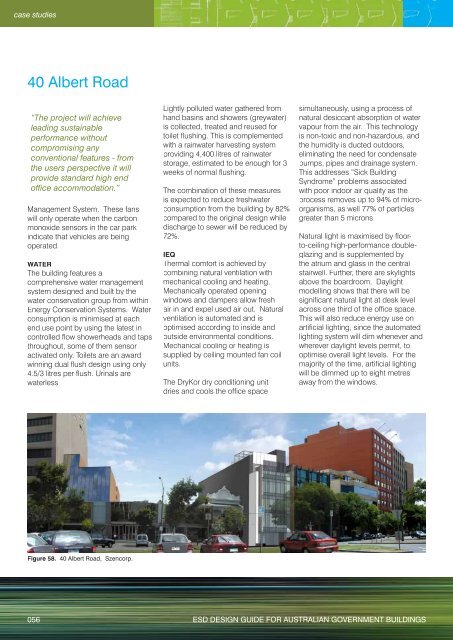 ESD design guide for Australian Government buildings: Edition 2