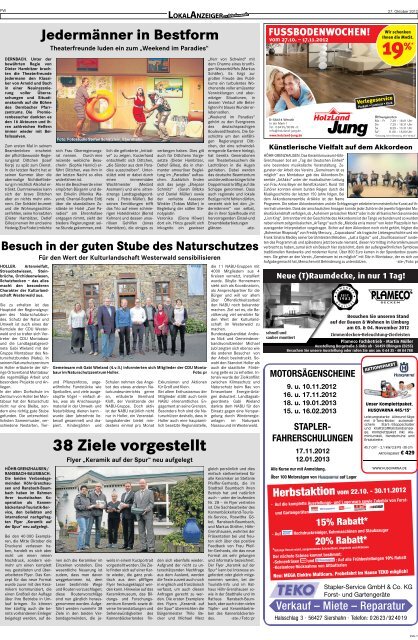 KW 43 | 27.10.2012 - Der Lokalanzeiger