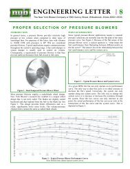 Proper Selection of Pressure Blowers - New York Blower