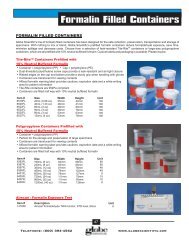 Formalin Filled Containers.cdr - Globe Scientific