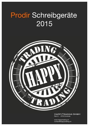 HappyTrading - Prodir Schreibgeräte 2015