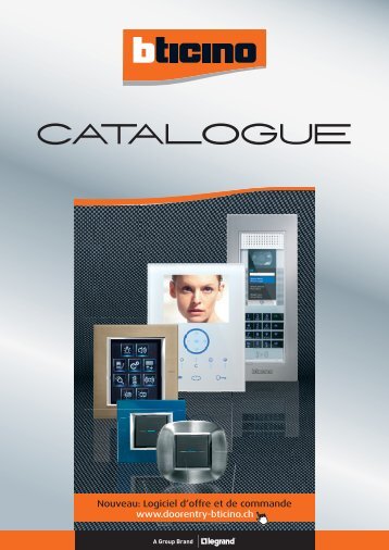 CATALOGUE - doorentry-bticino.ch