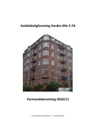 Andelsboligforening Gardes Alle 5-7A ... - Prosedo